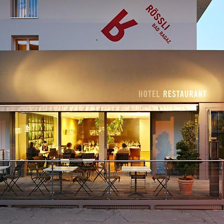 Hotel Restaurant Roessli Бад Рагаз Екстериор снимка