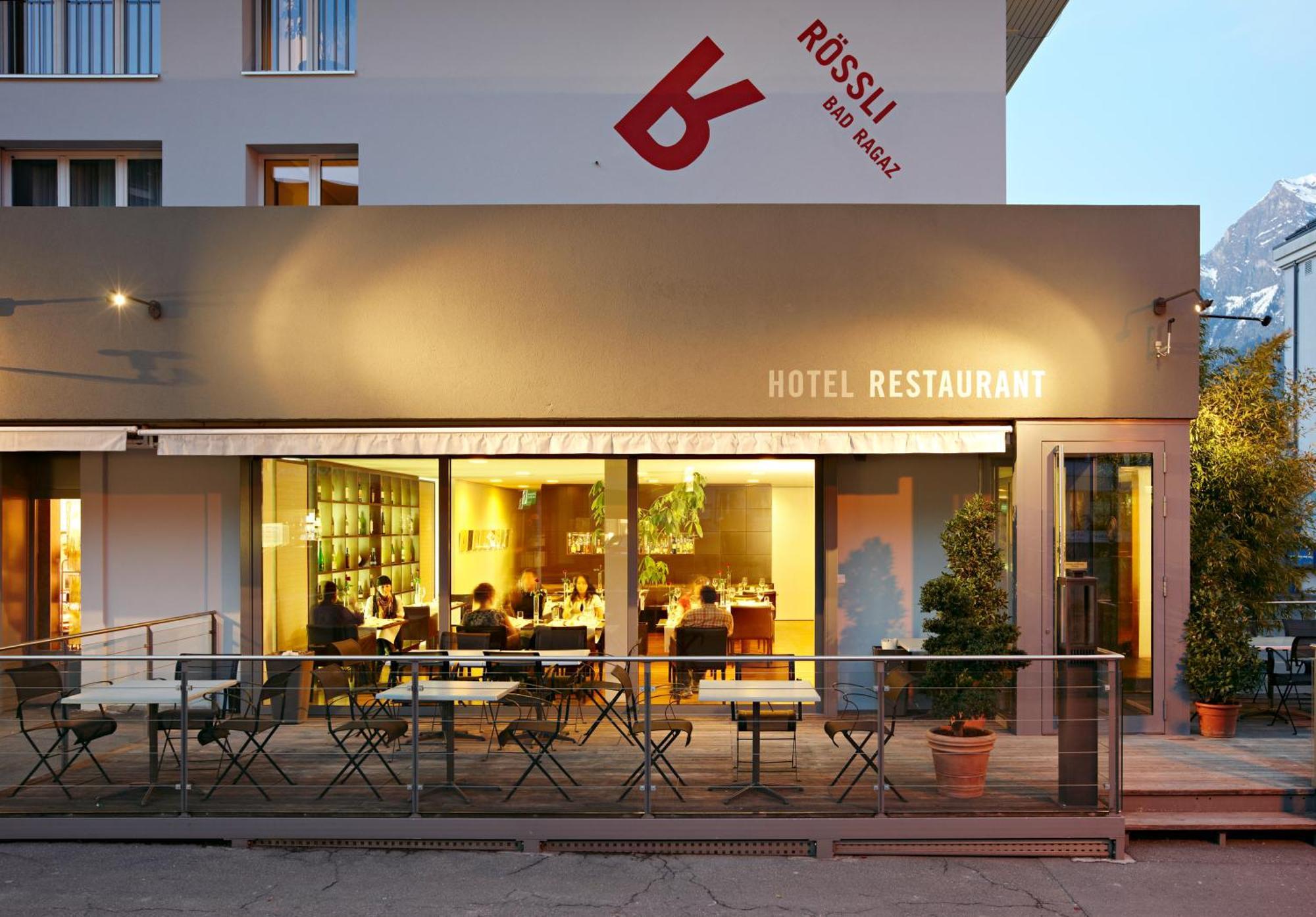 Hotel Restaurant Roessli Бад Рагаз Екстериор снимка